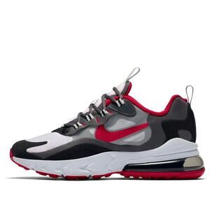 NIKE Air Max 270 React GS 'University Red Iron Grey' BQ0103-013 7Y New in Box